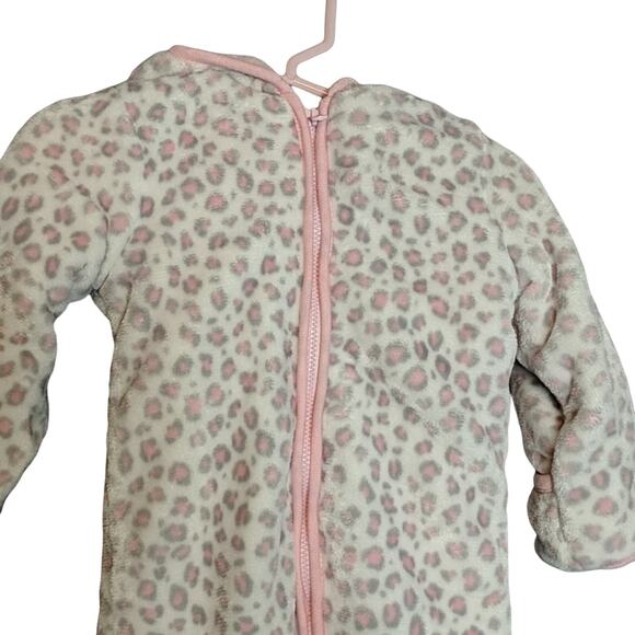 EUC Fleece Hooded One Piece The Children's Place - Picture 3 of 6